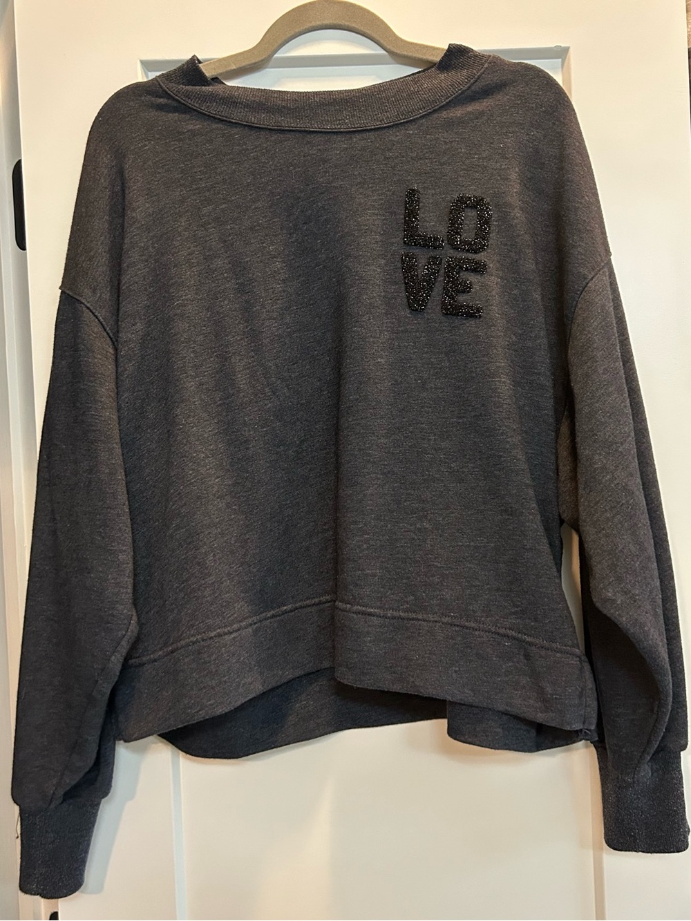 Old Navy Charcoal Gray Crewneck Sweatshirt